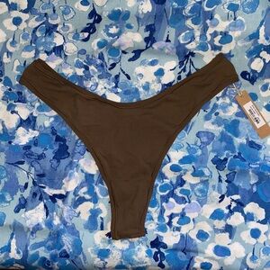 SKIMS FITS EVERYBODY DIPPED FRONT THONG | OXIDE × 1